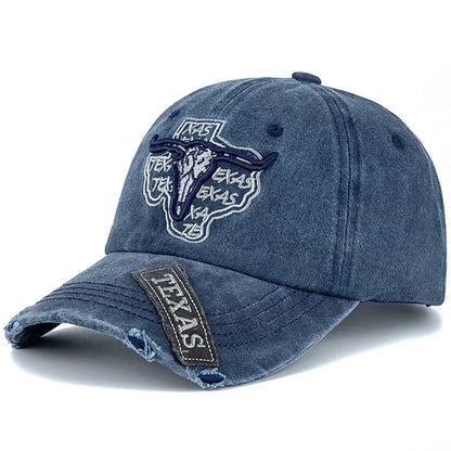 Unisex Washed Cotton Cap Vintage Baseball Cap