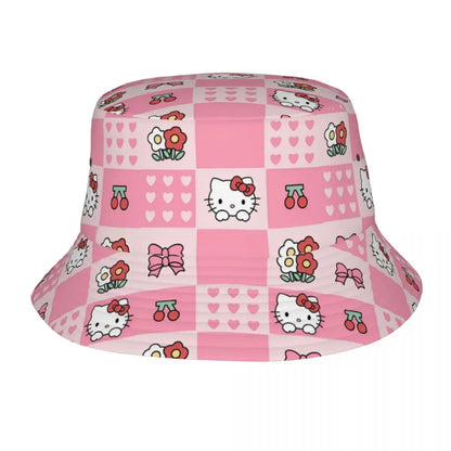 Kittys Leopard Bucket Hat Vocation Getaway Headwear Accessories Fisherman Cap