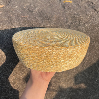 Natural Straw Sun Hat Ins Blogger Fashion Summer Flat Berets Women