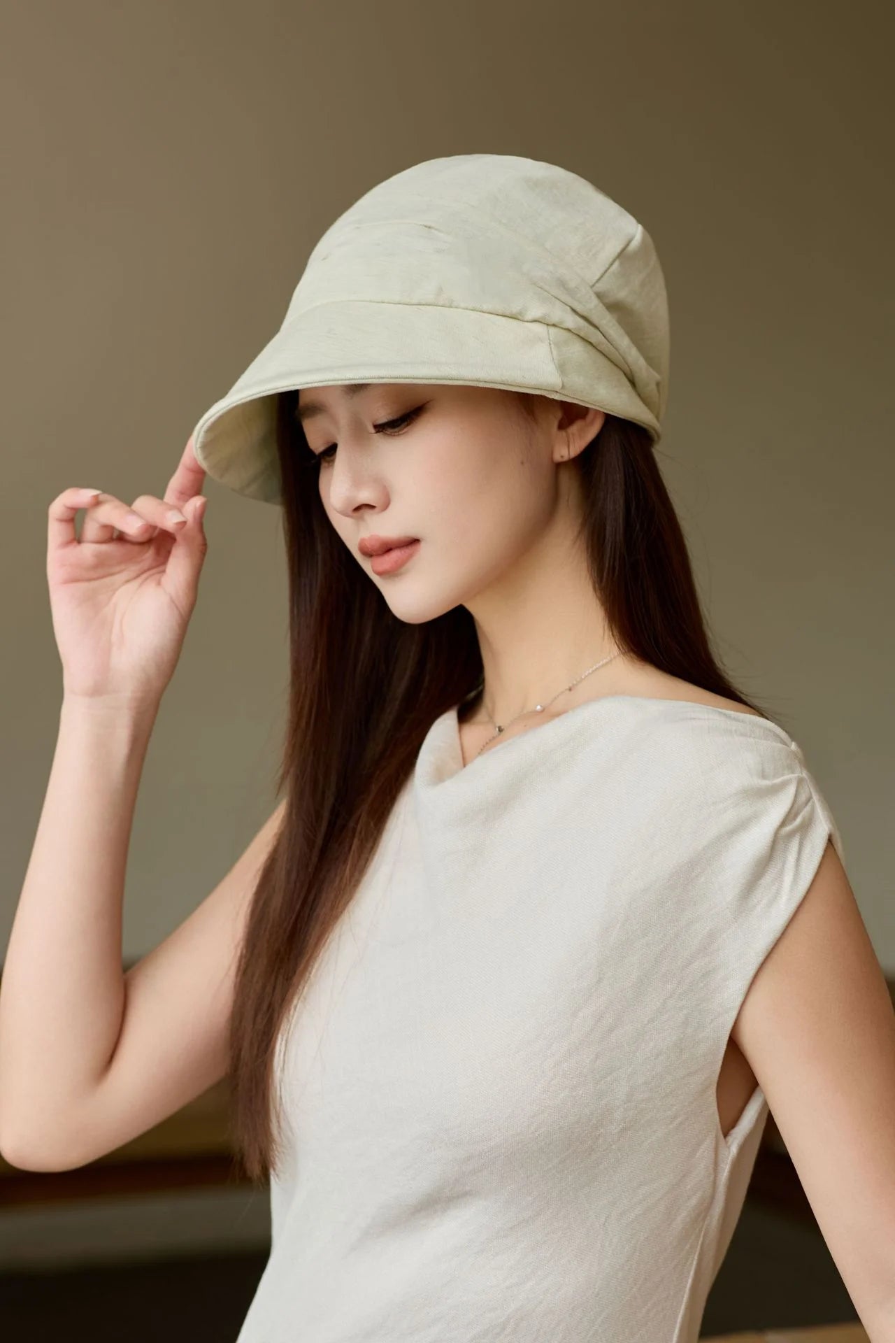 Japanese-Style Retro Baseball Cap For Women Outdoor Sports Bucket Hat