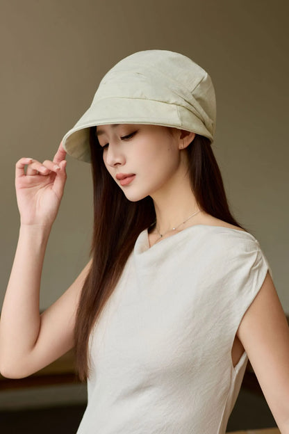 Japanese-Style Retro Baseball Cap For Women Outdoor Sports Bucket Hat