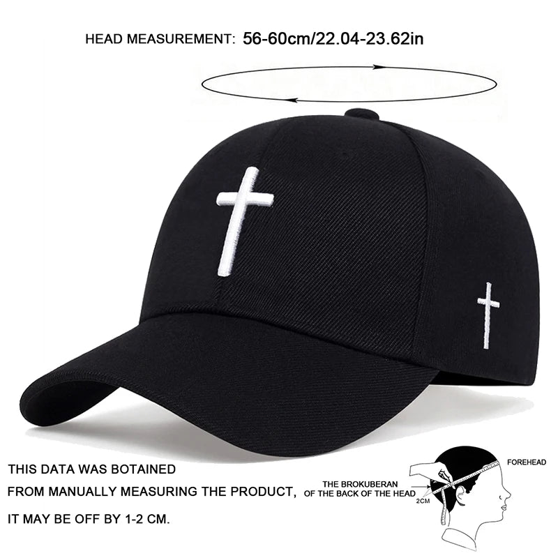 Fashion Simple Black Baseball Cap Solid Color Golf Hat Cotton For Men Women