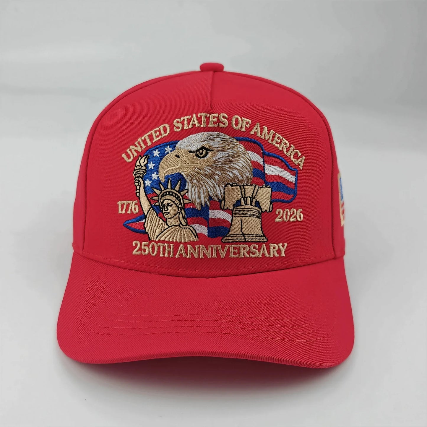 USA 250th Anniversary Eagle Print Hat Baseball Cap