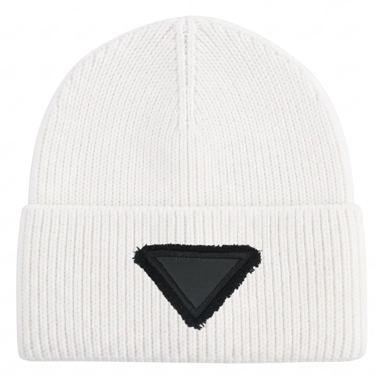 Winter Cotton Knitted Beanies Leather Heart Outdoor Hat Children Hats