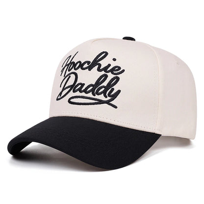 New Skateboard Hat Letter Hoochie Embroidered Hat Daily Commuter Decoration Sunshade Hat Unisex