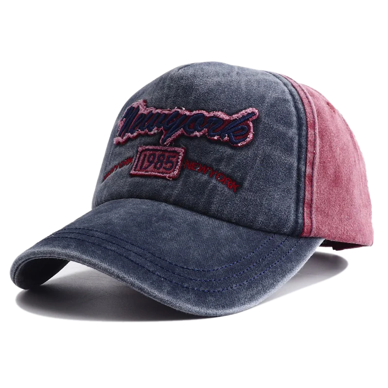 New Unisex Washed Cotton Snapback Hat