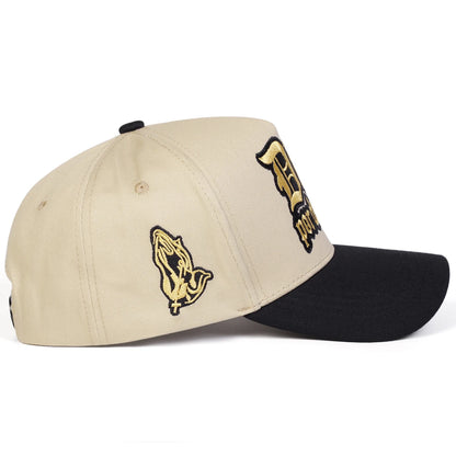 Unisex DIOS POR DELANTE Letter Embroidery Baseball Caps Outdoor Adjustable Sunscreen Hat Sports Cap