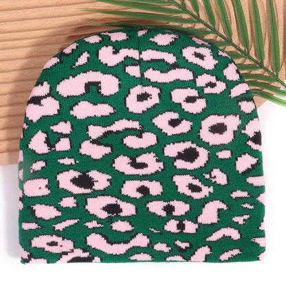 New Leopard Autumn Winter Causal Hip Hop Beanie Tide