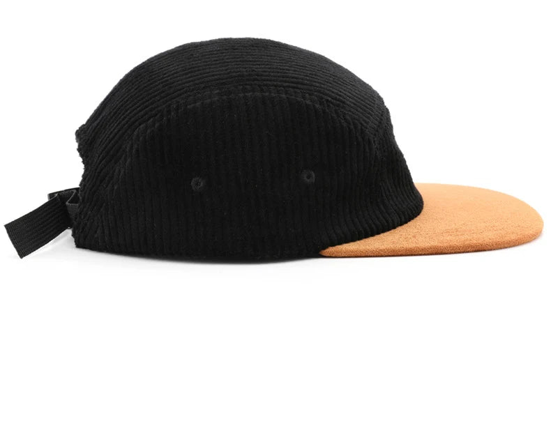 Custom Thick Autumn Versatile Retro Flat Brim Baseball Cap