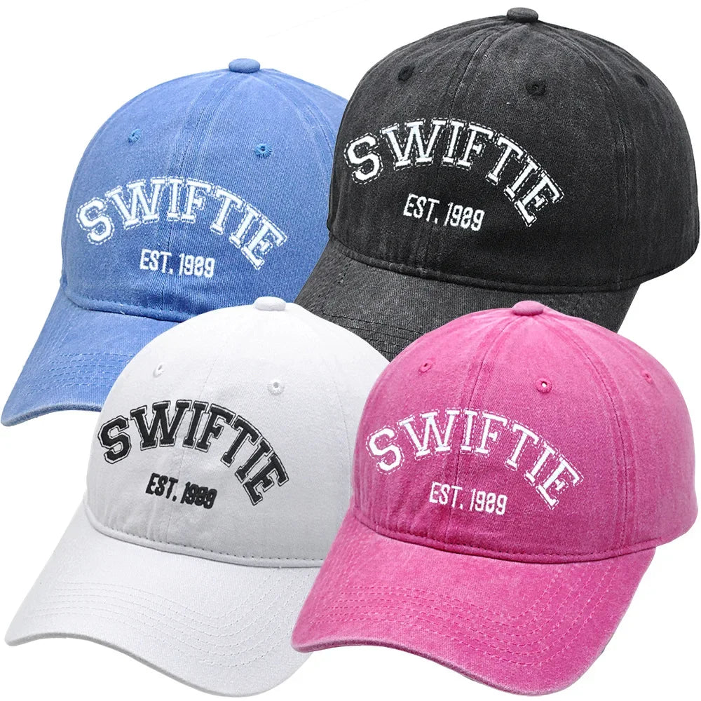 European and American Swiftie Embroidered Baseball Cap Summer