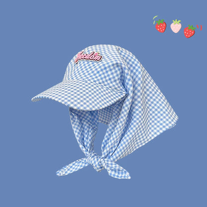 Women's Sunshade Hats Outdoor Beach Head Scarfs