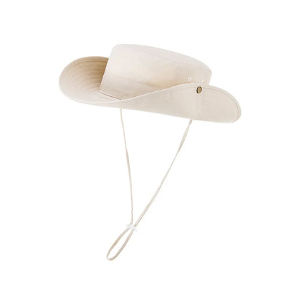 100% Cotton Fisherman Hat Dad Summer Outdoors Sun Cap Man