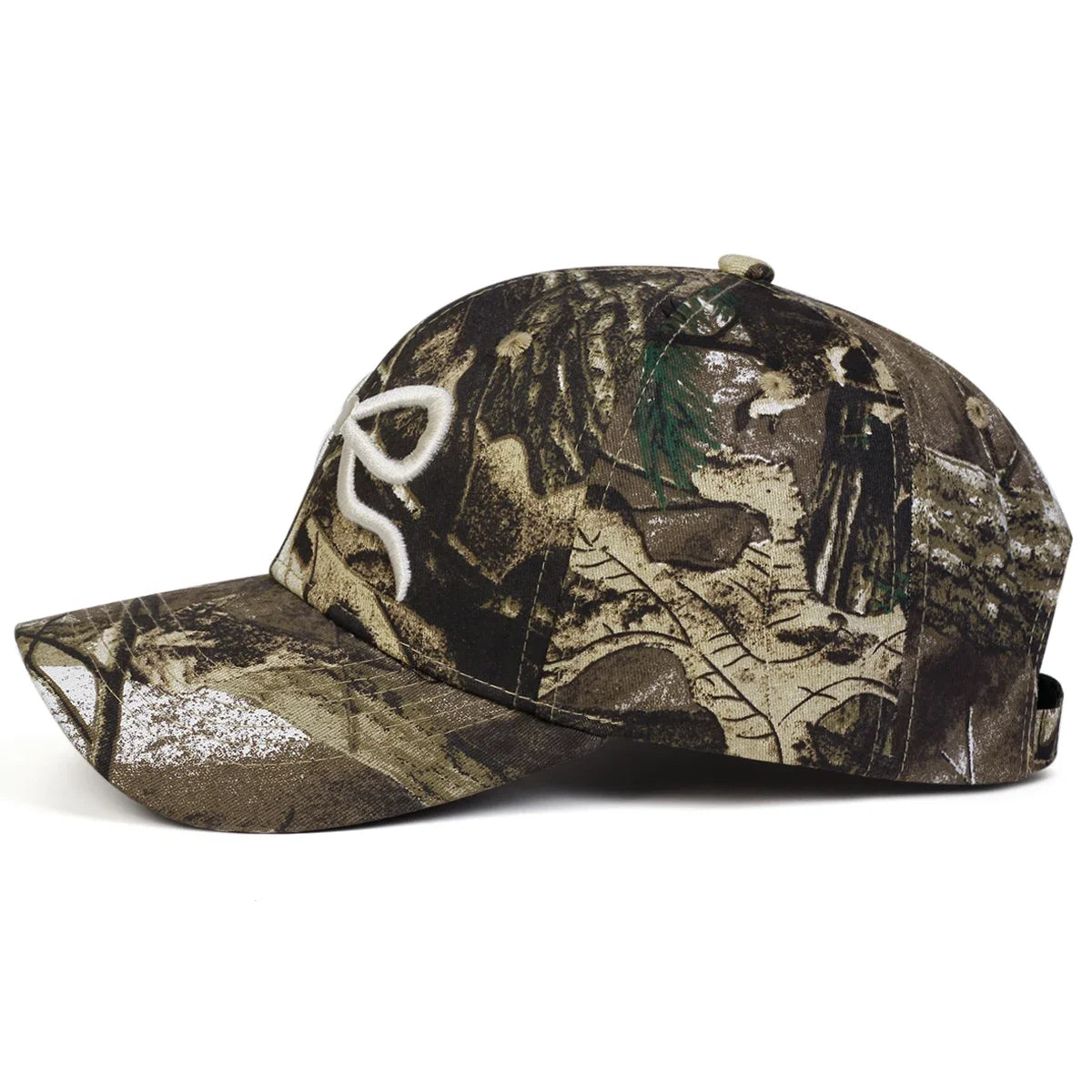 Unisex Bow Embroidery Camouflage Baseball Caps Spring Autumn