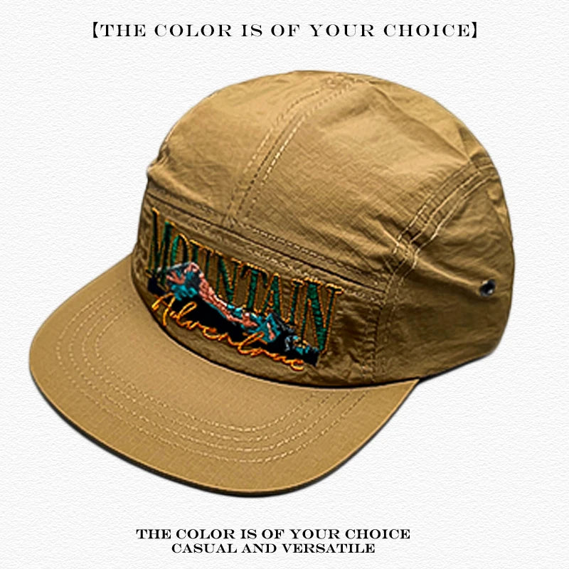 Men Women Mountain Letters Embroidery Baseball Hats