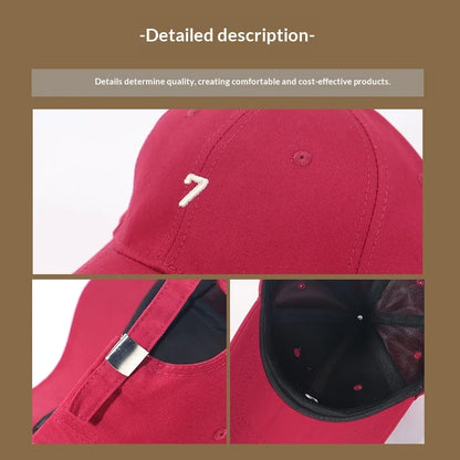 1Pc Retro Classic Embroidery Baseball Hats for Men Suitable for Daily Wear, Travel