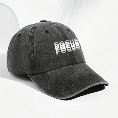 Minimal Letter Printed Baseball Cap Breathable Adjustable