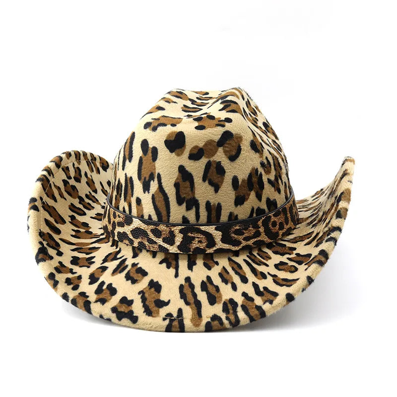 Wishebay Woolen Western Style Wide Brim Cowboy Hat