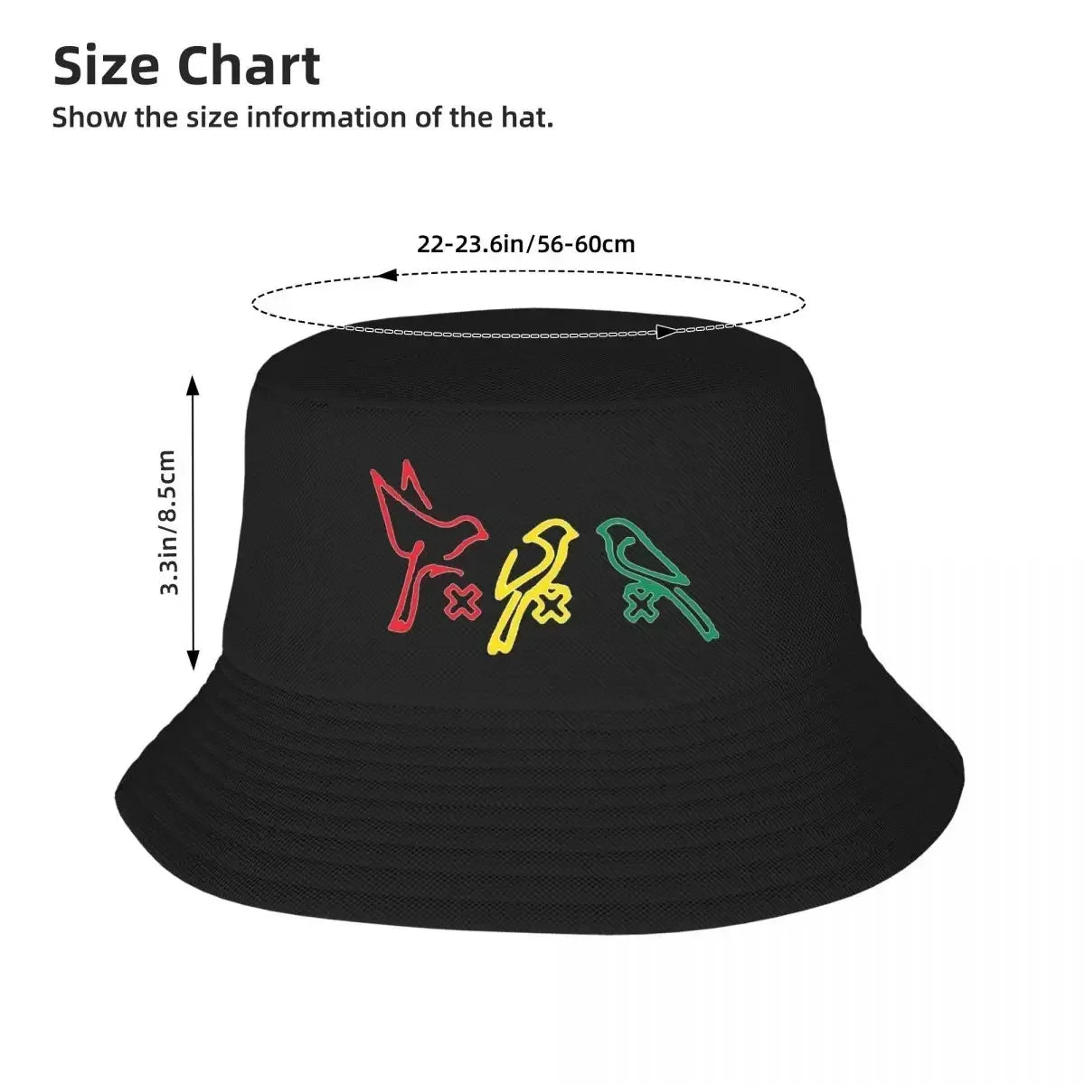 Three Birds Bucket Hat Woman Outdoor