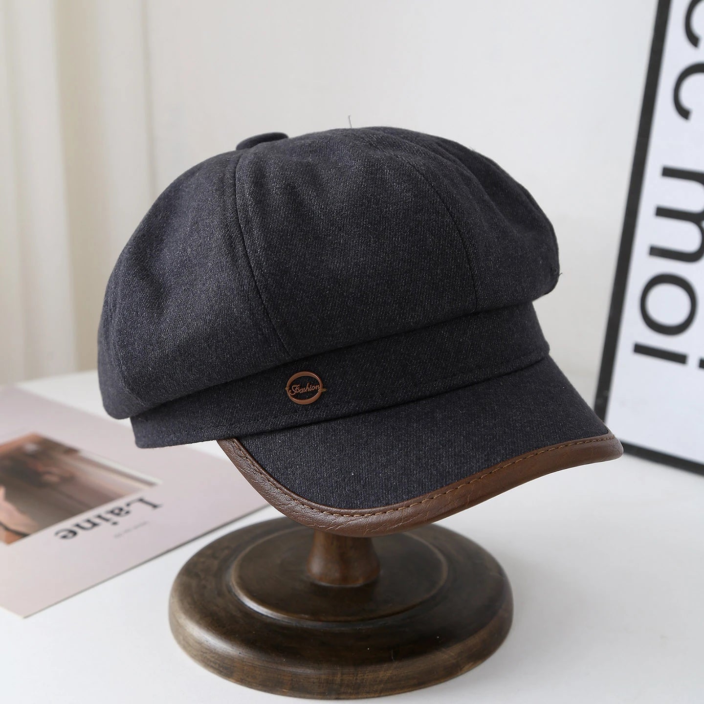 Women's Newsboy Cap British Vintage Octagonal Hat