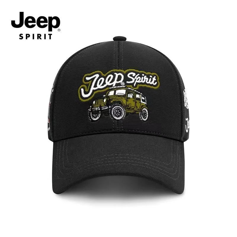 2026 Jeep High-Quality Pure Cotton Embroidered Baseball Cap
