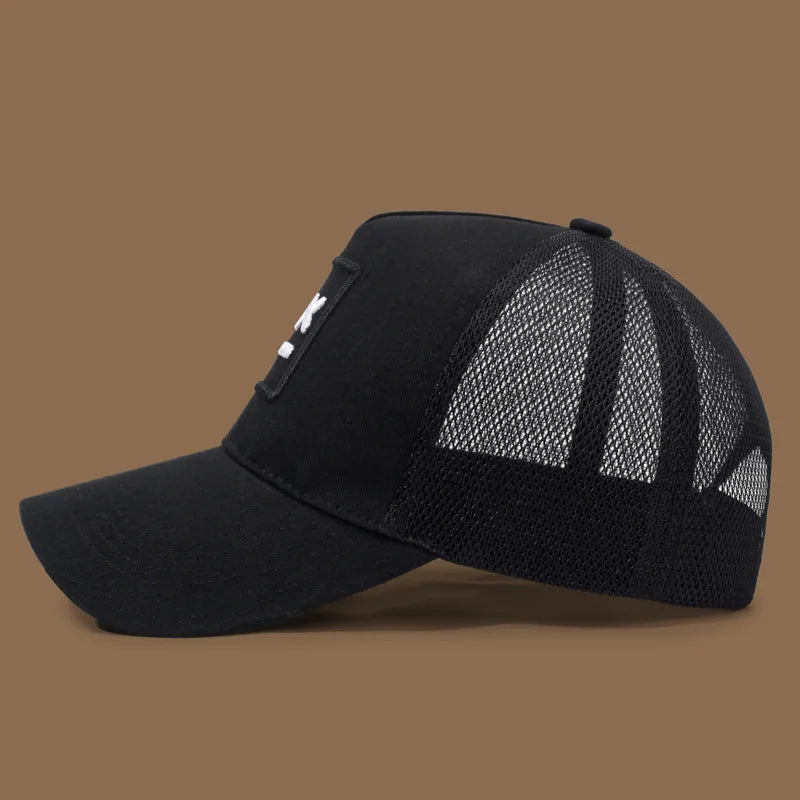 Men's Smiling Face Embroidered Baseball Cap