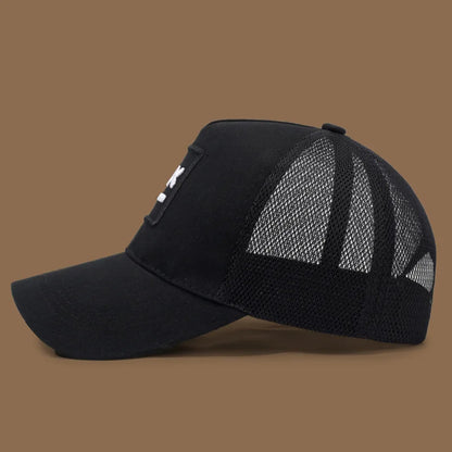 Men's Smiling Face Embroidered Baseball Cap