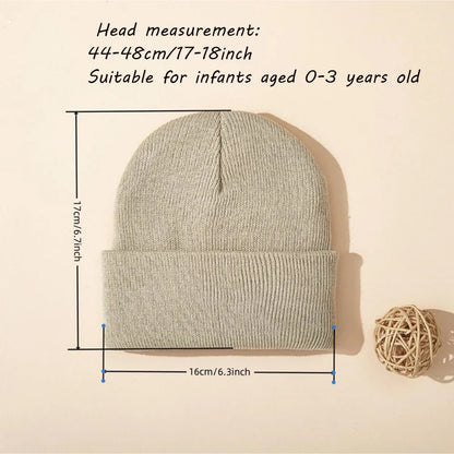Baby Knitted Hat Autumn Winter Warm Newborn Infant For Boys Girls Soft Comfortable