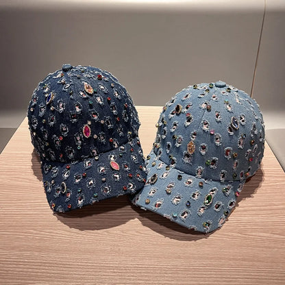 New Spring/Summer Washed Denim Baseball Cap