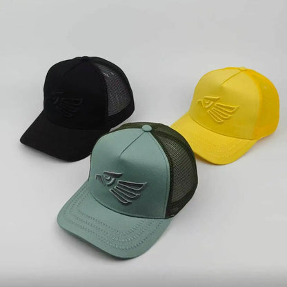 Unisex Mexican Eagle Label Baseball Net Caps Adjustable Casual Hats
