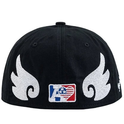 Unisex Fitted Flat Bill Cap Snapback Hat