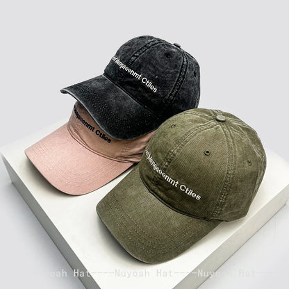 New Men Women Simple Letter Embroidery Baseball Hats