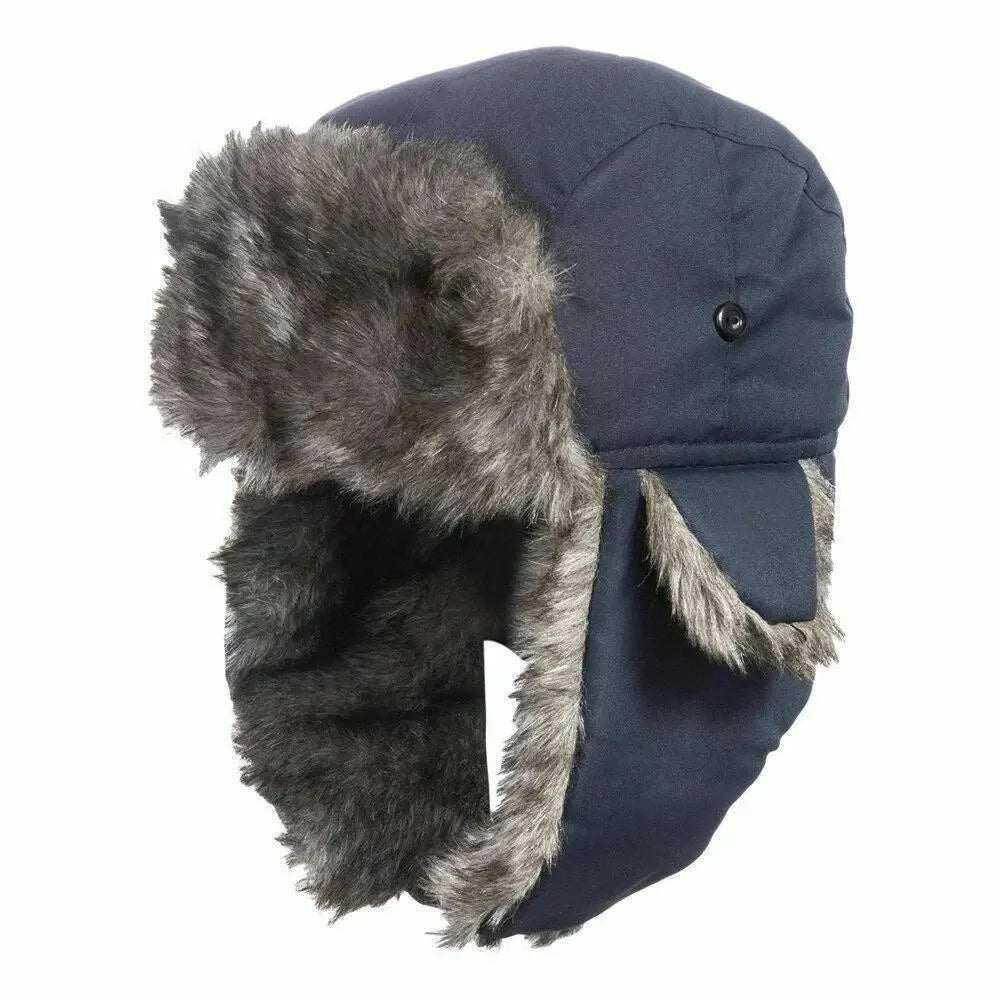 Men's Winter Trapper Aviator Trooper Earflap Warm Russian Waterproof Ski Hat