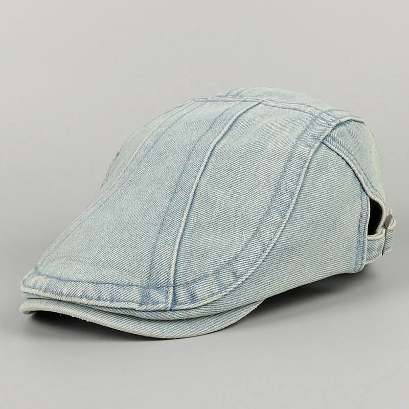 Black Denim Beret Hat Women Man Summer 2026