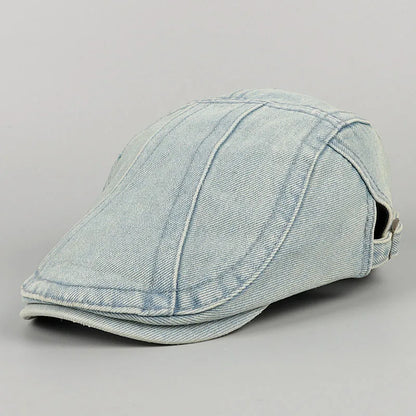 Black Denim Beret Hat Women Man Summer 2026