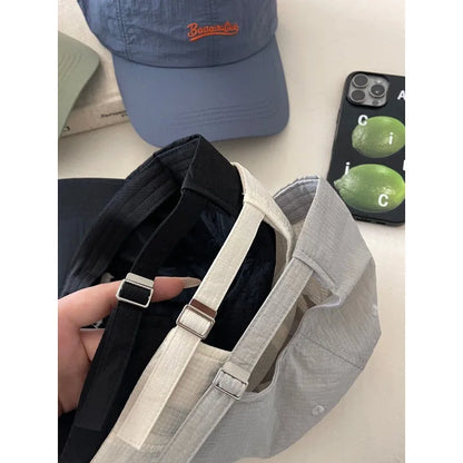Breathable Quick-Drying Cap Retro Contrasting Color Letter Embroidery Outdoor
