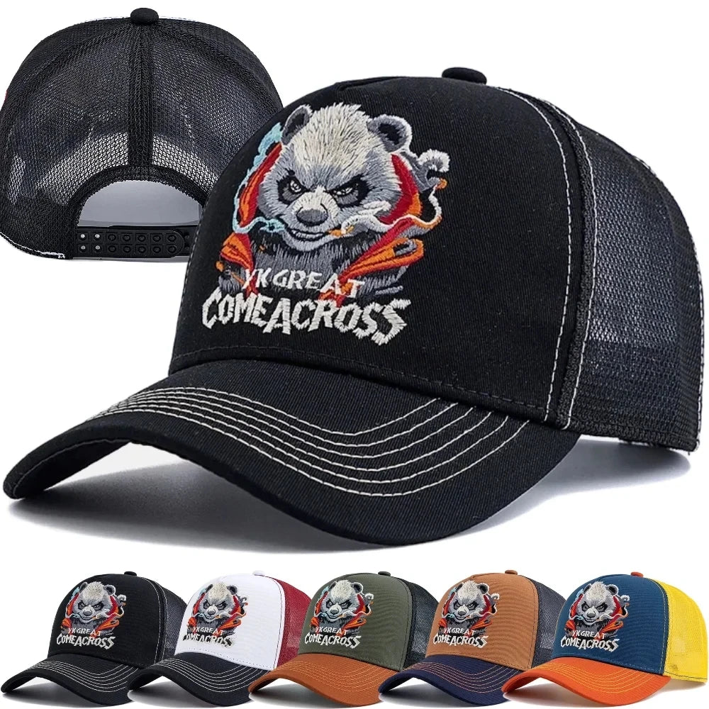 Unisex Cool Panda Embroidered Baseball Cap For Men Women