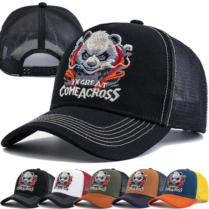 Unisex Cool Panda Embroidered Baseball Cap For Men Women