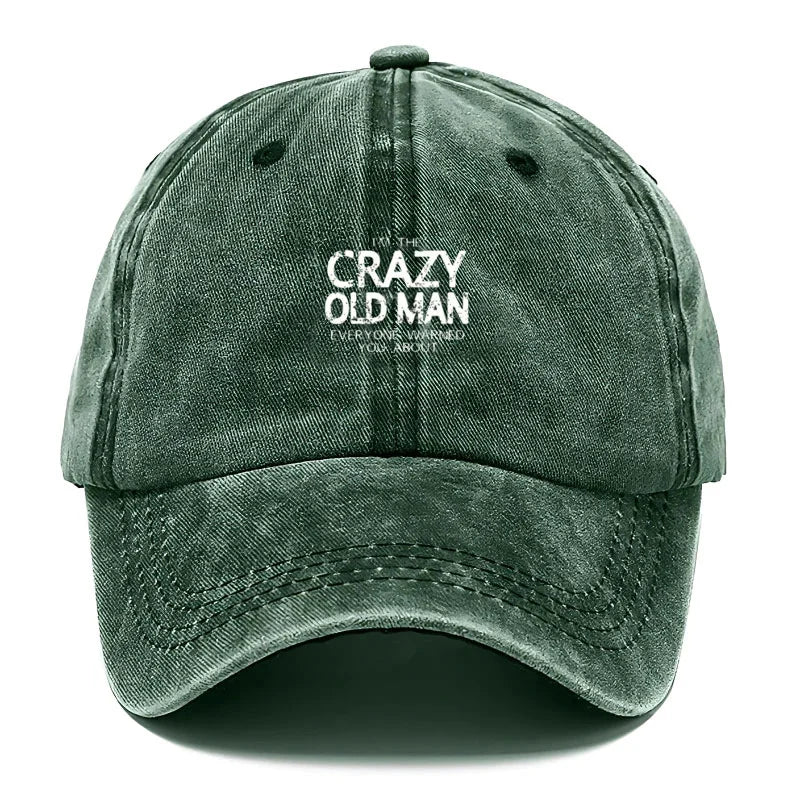 Funny Quote Vintage Washed Cotton Baseball Cap Adjustable