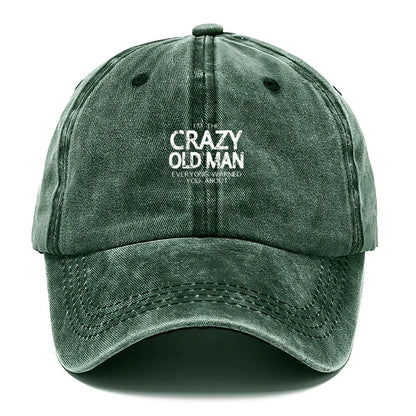 Funny Quote Vintage Washed Cotton Baseball Cap Adjustable