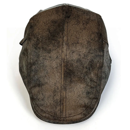 British Retro Beret, Newsboy Cap, Matte Texture Forward Cap, Casual Style Peaked Cap