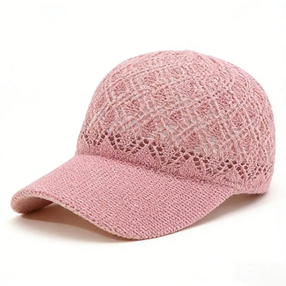 Fashion Hollow Thin Baseball Cap Adjustable