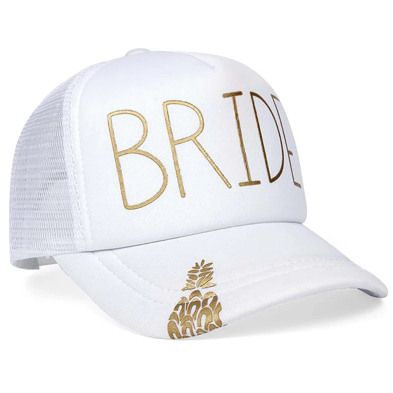 Unisex Casual Baseball Cap Sports Snapback Golf Hat Squad Bride Printing Hip Hop Hats