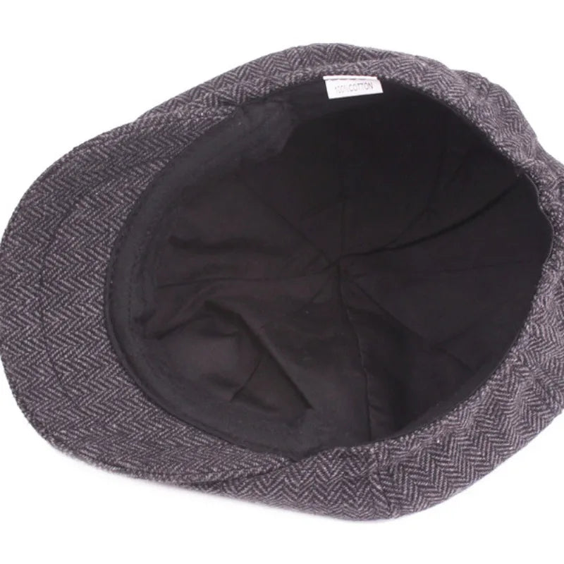 Fashion Spring And Autumn Retro British Style Cap