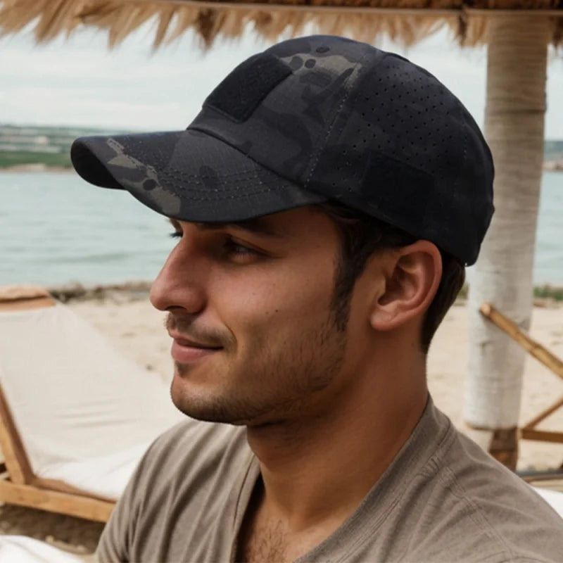 Athletic Casual Breathable Camouflage Baseball Cap for Men