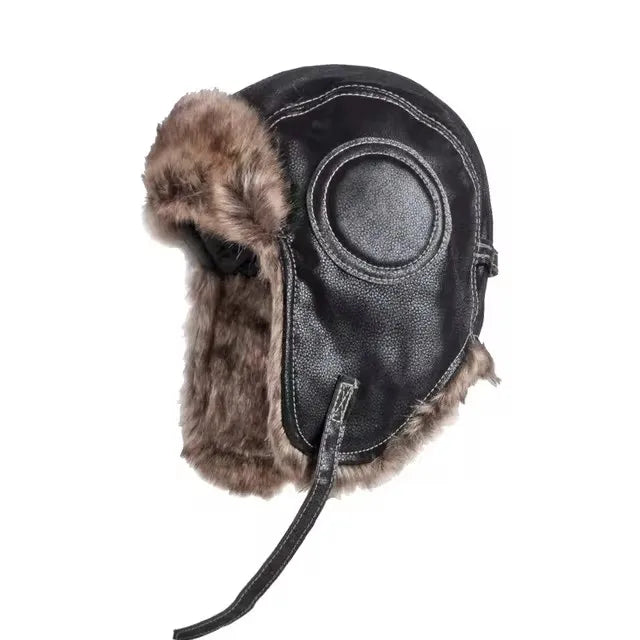 Bomber Hat Men Women Thick Warm Russian Ushanka Fur Hat Fashion Male Female