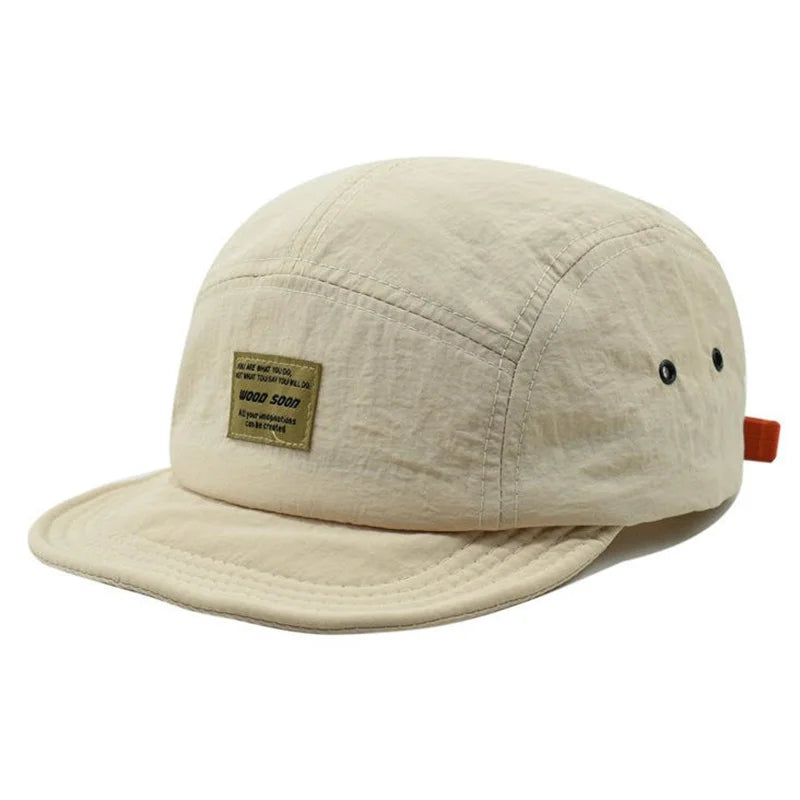Japanese-Style Short-Brim Baseball Cap