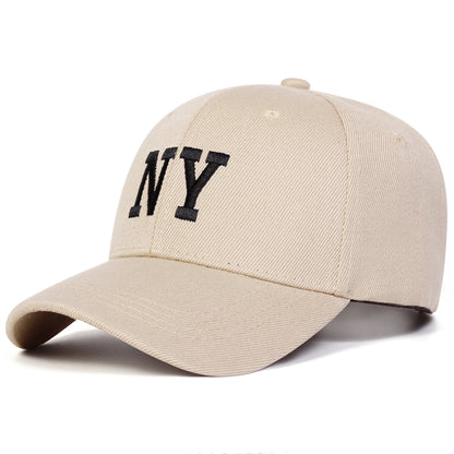 Unisex NY Embroidery Baseball Caps Spring Autumn Outdoor
