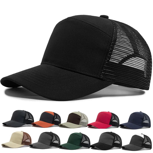 Summer 7 Panel Baseball Cap Fashion Hip Hop Mesh Caps Men