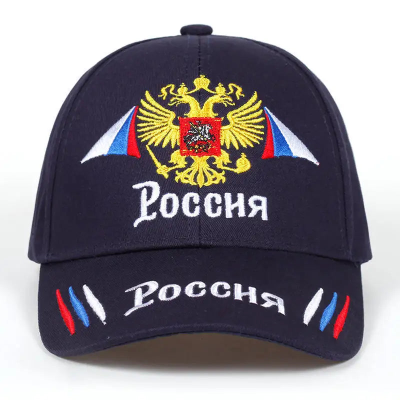 Russia Baseball Caps Russia Badge Embroidery Golf Caps