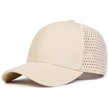 Unisex Light Board Solid Color Laser Cloth Baseball Net Caps Spring and Summer
